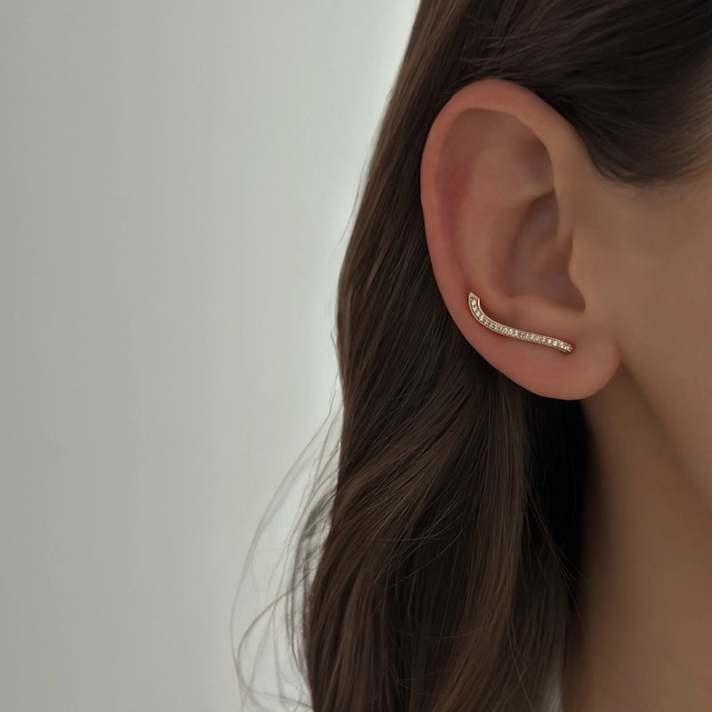 Sparkle Wave Studs