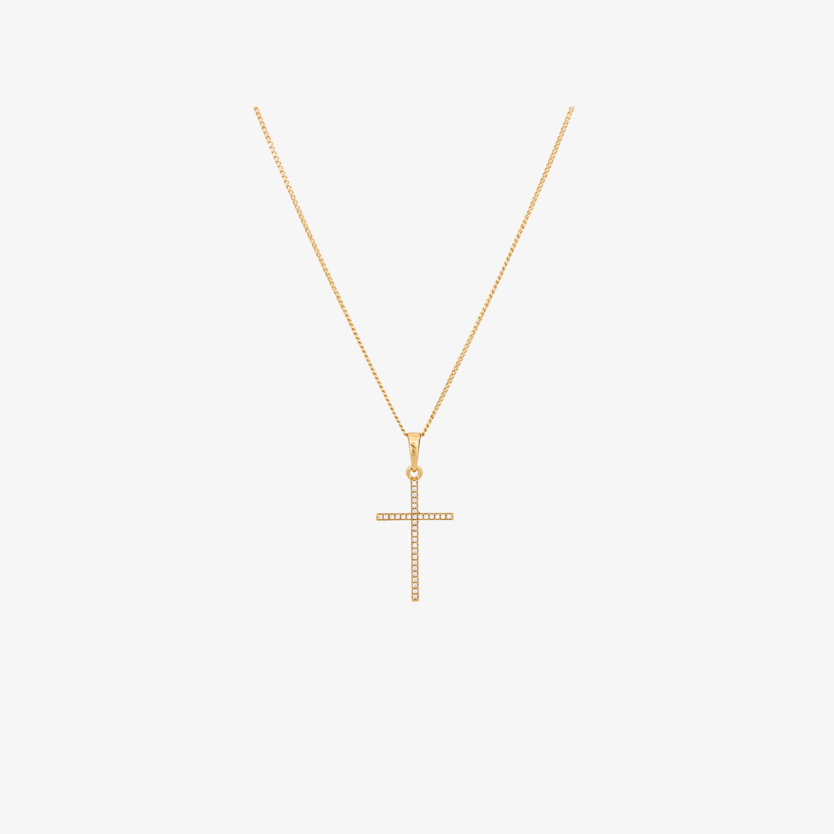 Crystal Cross Necklace