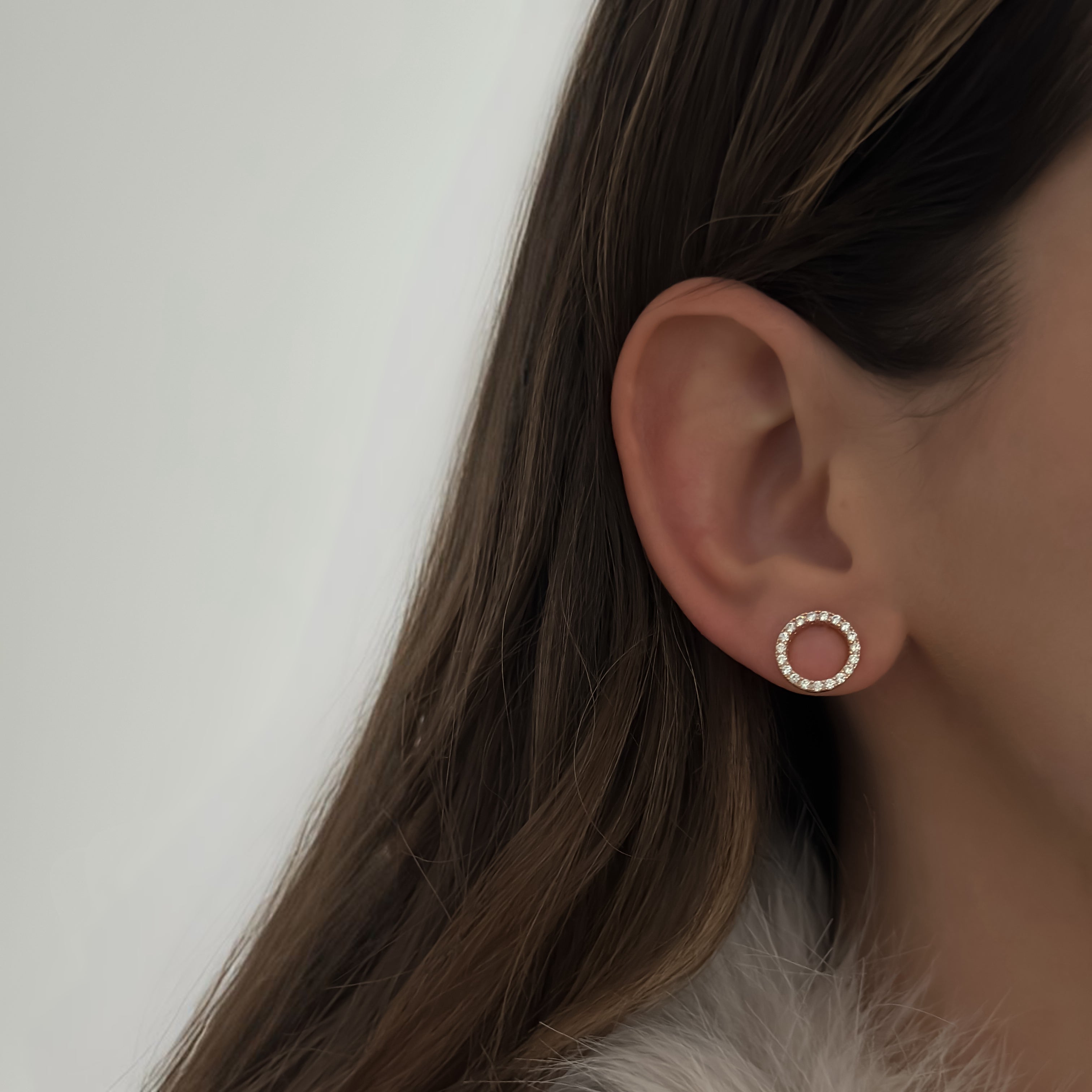 Halo Sparkle Studs