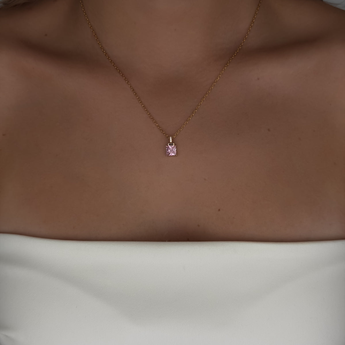 Pink Carat Necklace