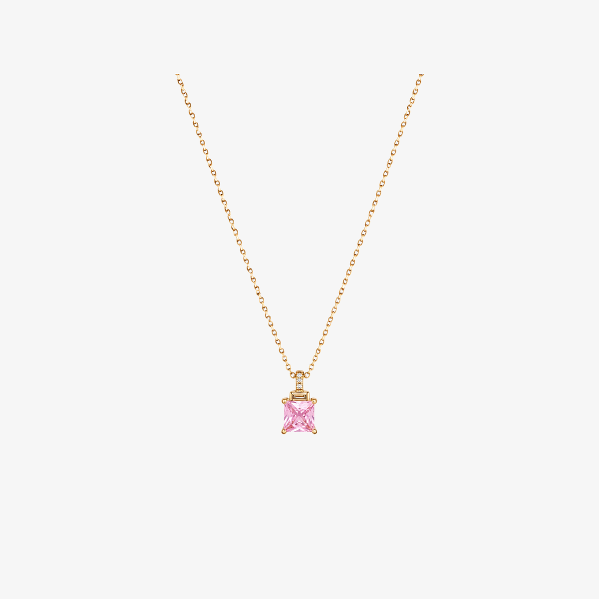Pink Carat Necklace
