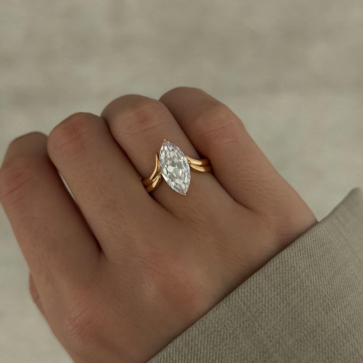 Crystal Marquise Ring