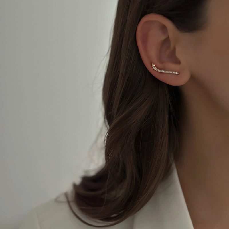 Sparkle Wave Studs
