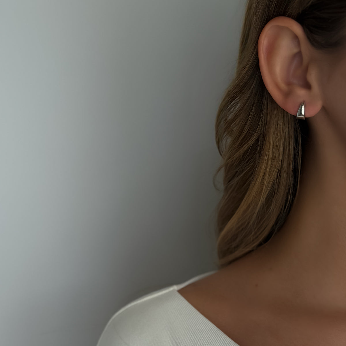 Mini Sharon Hoops [Silver]