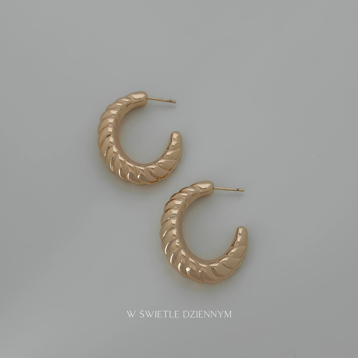 French Twist Hoops