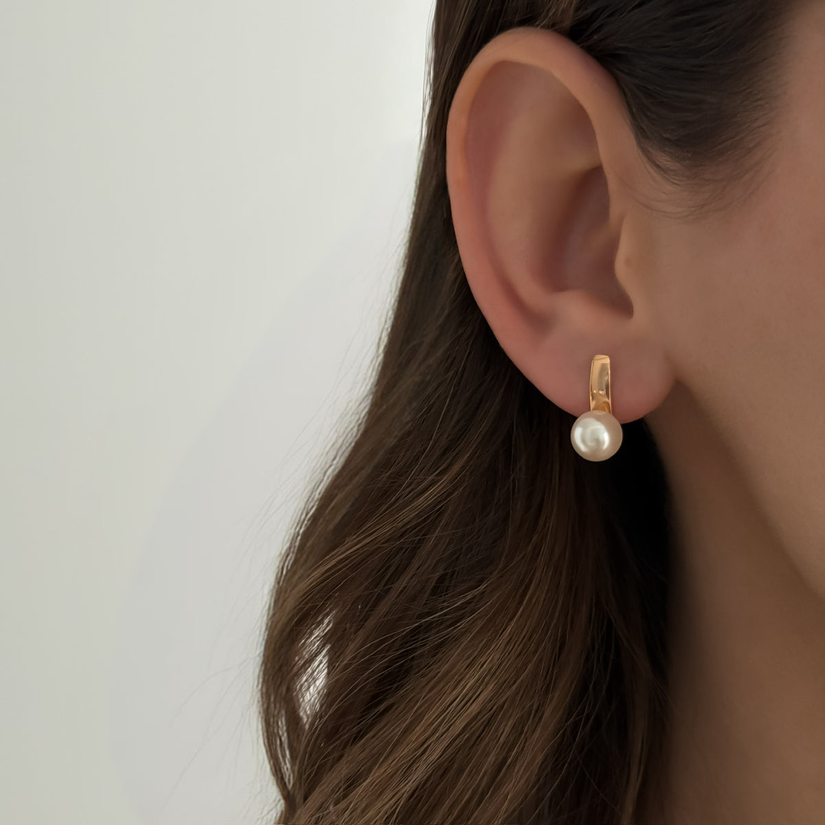 Ariella Pearl Hoops