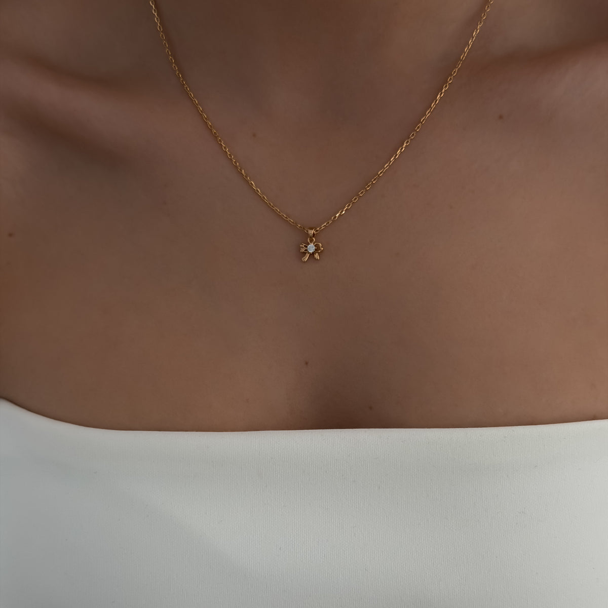 Little Bow Necklace