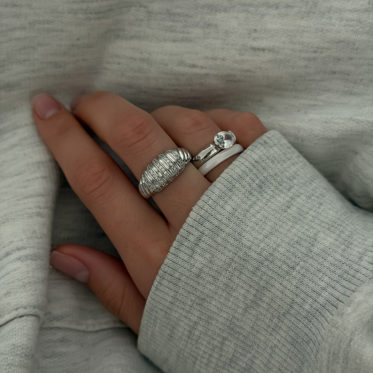 Radiance Dome Ring [Silver]