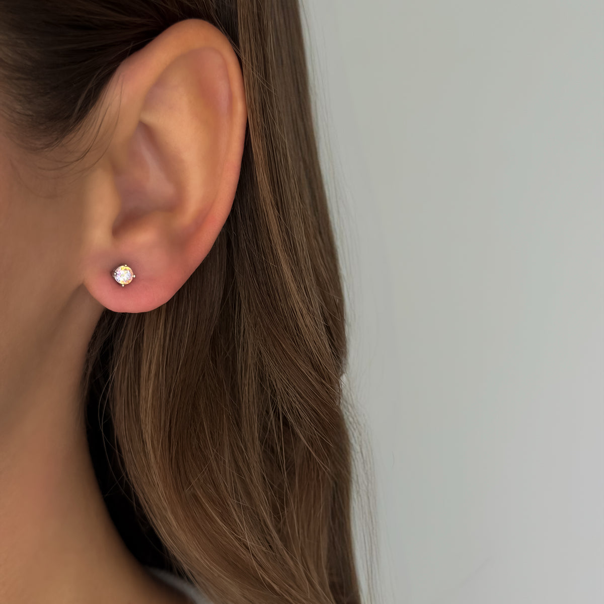 Tiny Candy Studs [Silver]