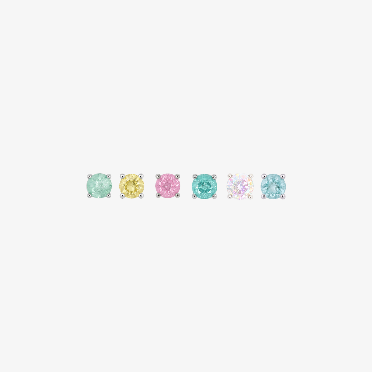 Tiny Candy Studs [Silver]