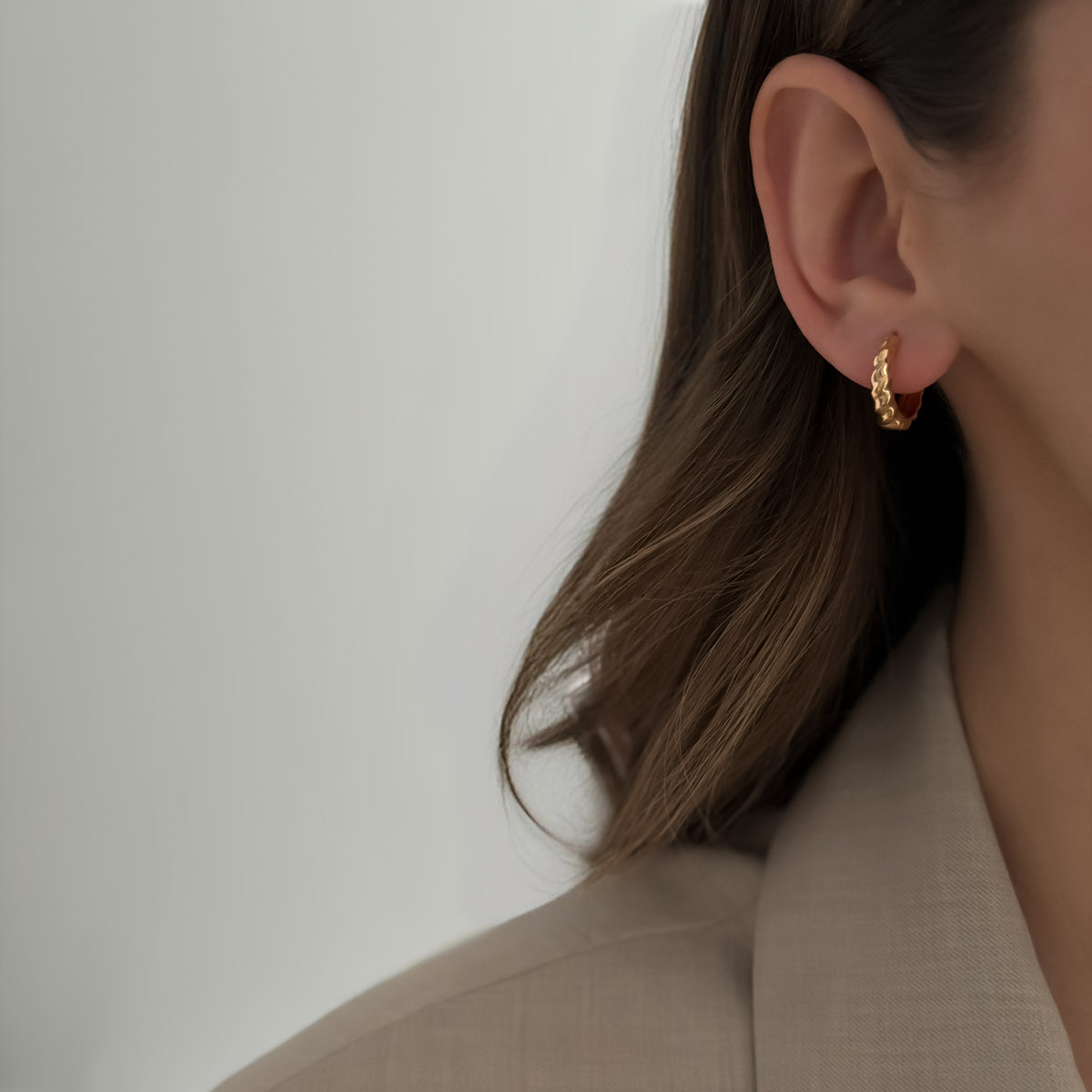 Chic Twisted Hoops