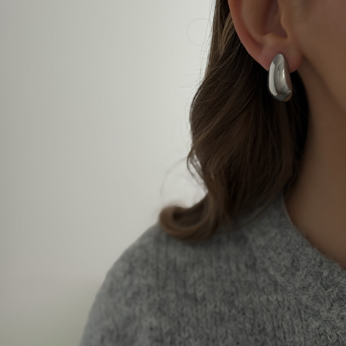 Luna Studs SS [Silver]