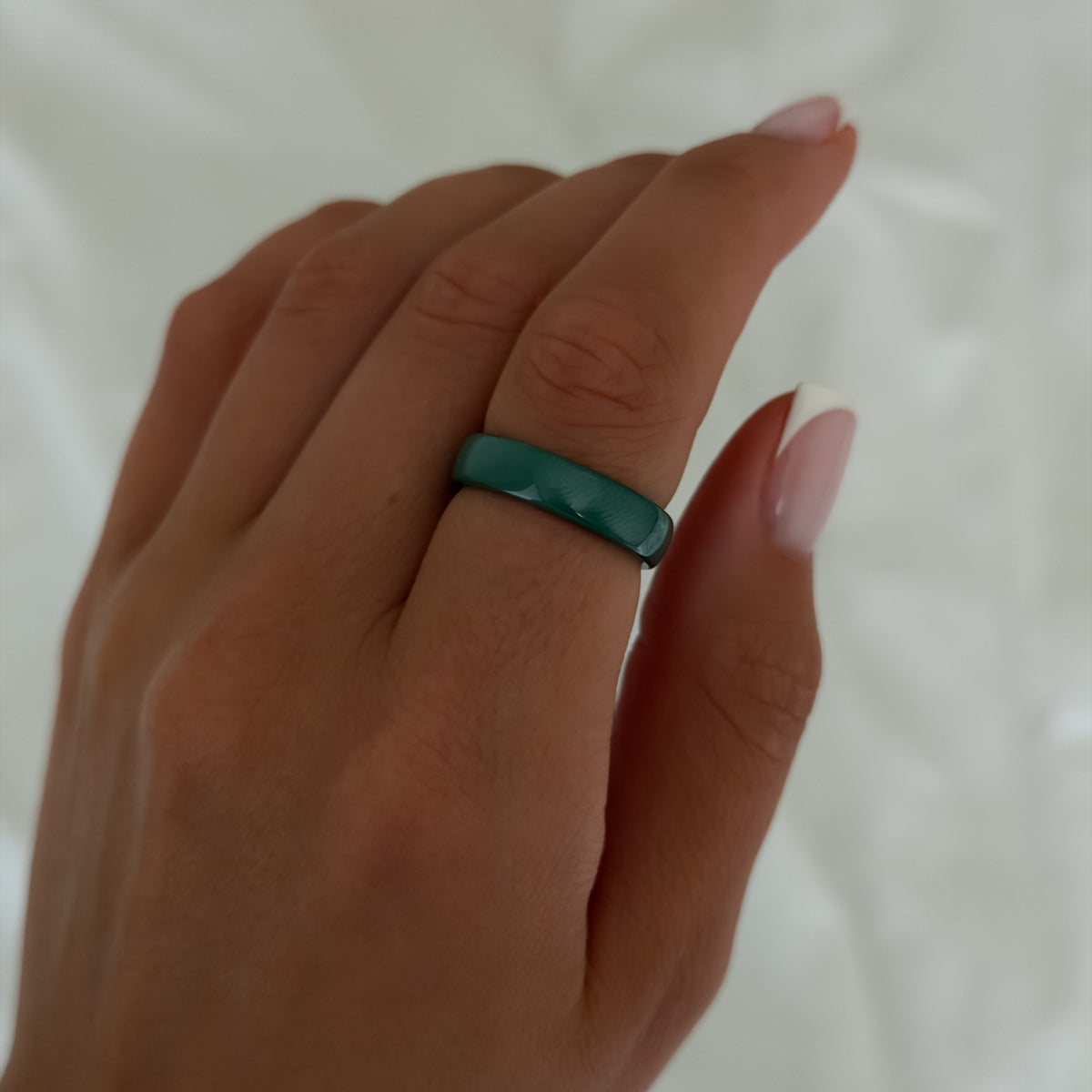 Ceramic Thick Forrest Band