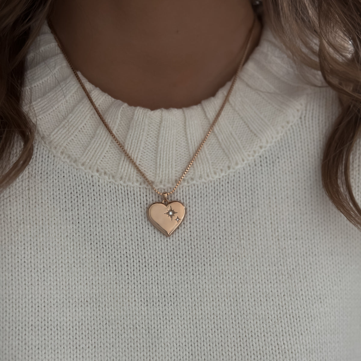 Evangeline Heart Necklace