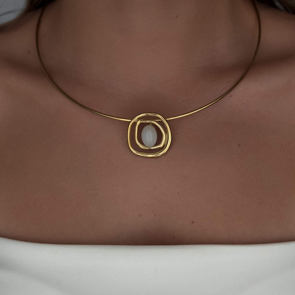 Gem Collier Necklace SS