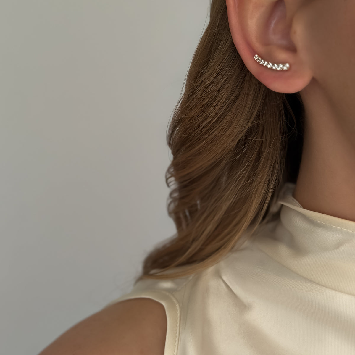 Crystal Arc Studs/Cuffs