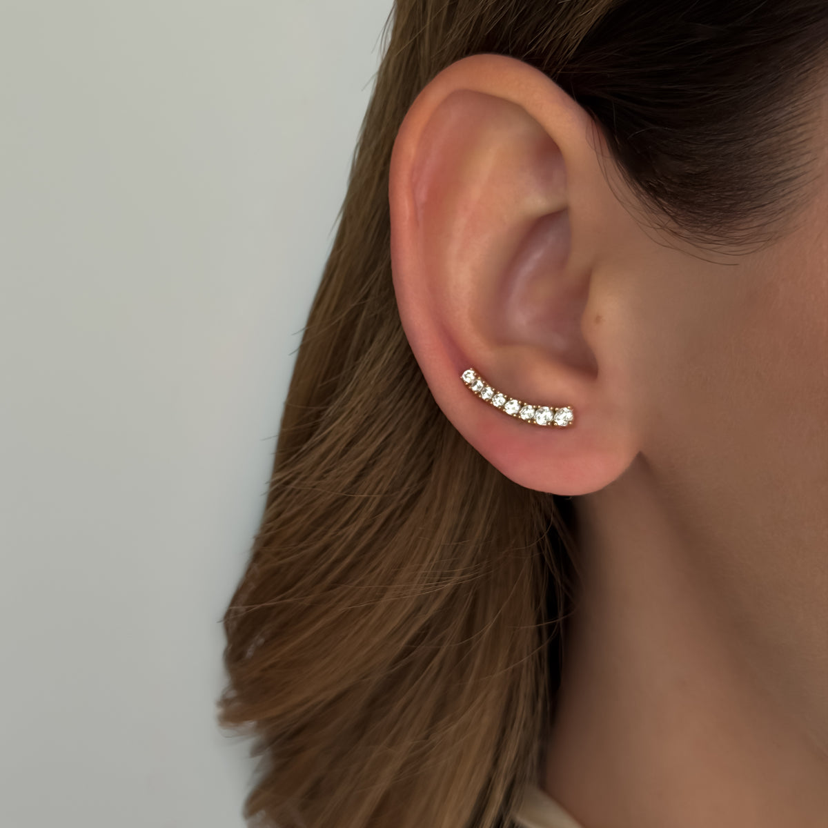 Crystal Arc Studs/Cuffs