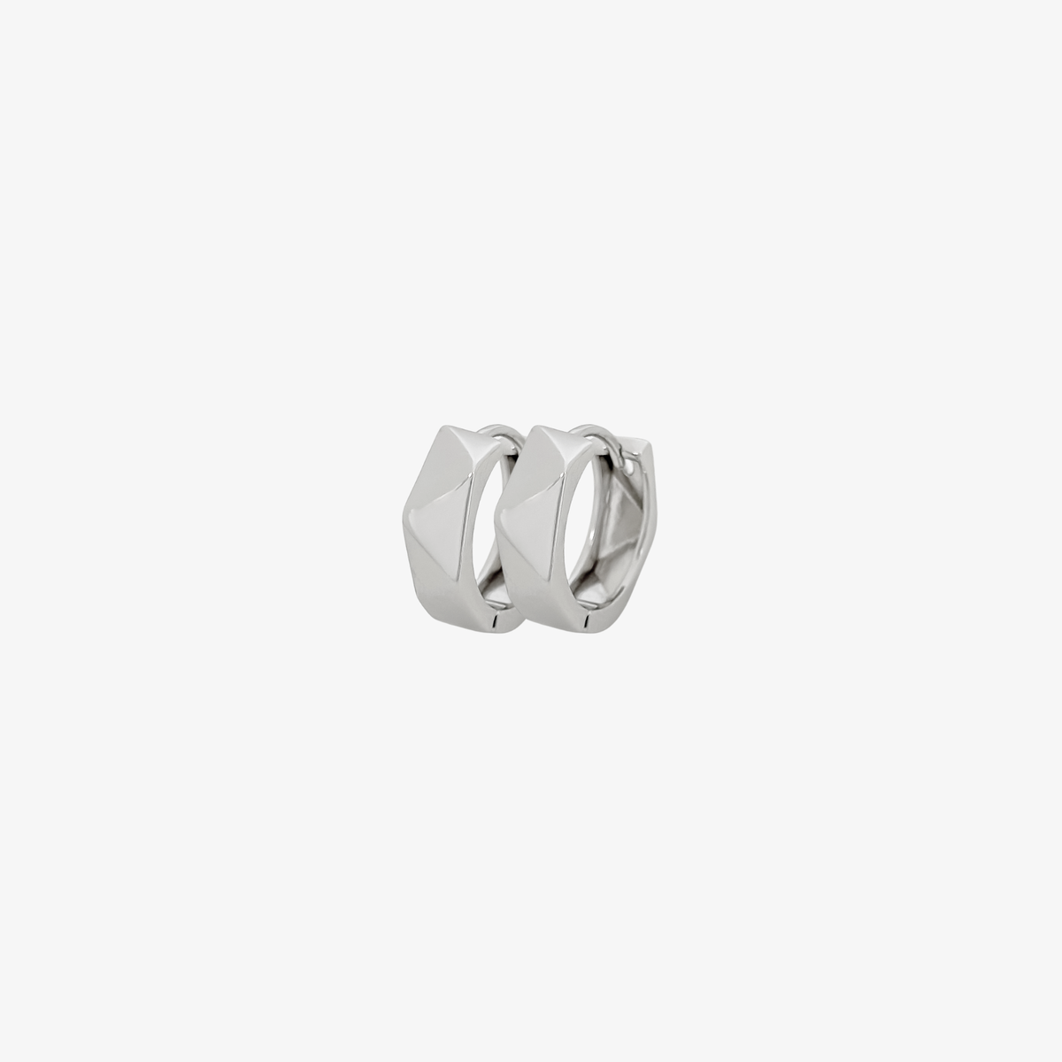 Geometric Hoops [Silver]