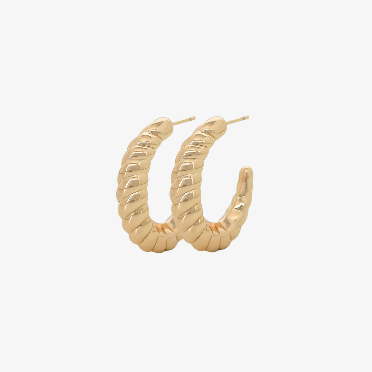 French Twist Hoops
