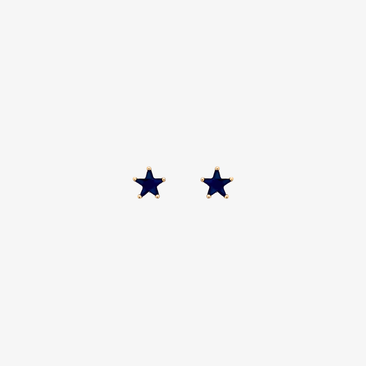 Sapphire Star Studs