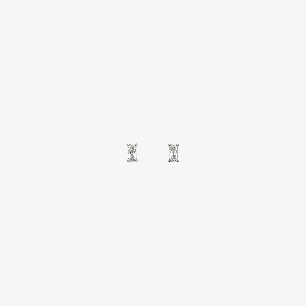 Carre Studs [Silver]