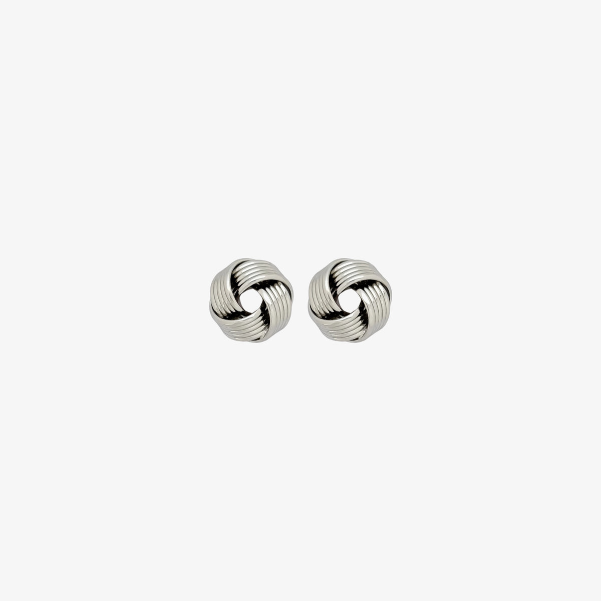 Knot Studs [Silver]