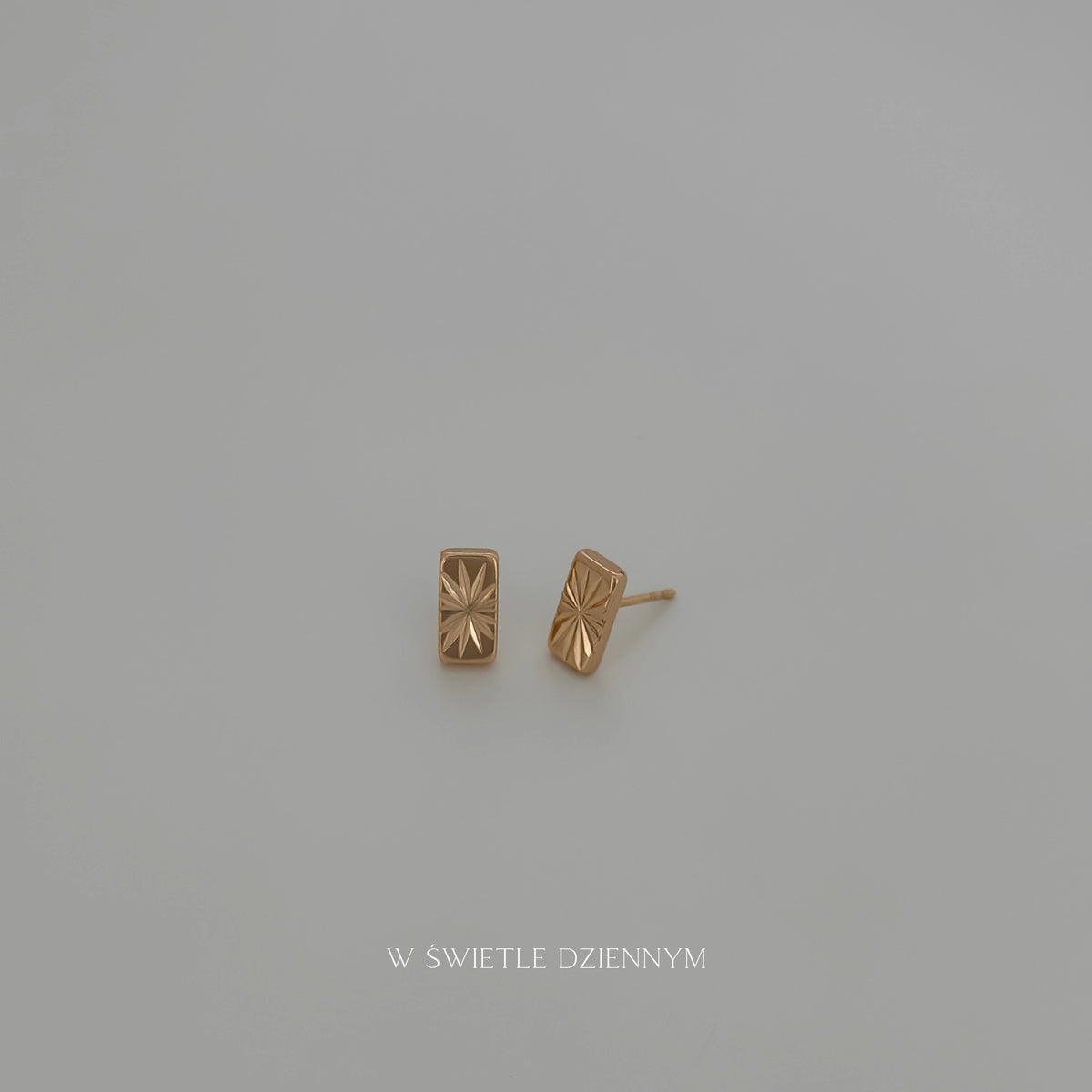 Golden Bar Studs