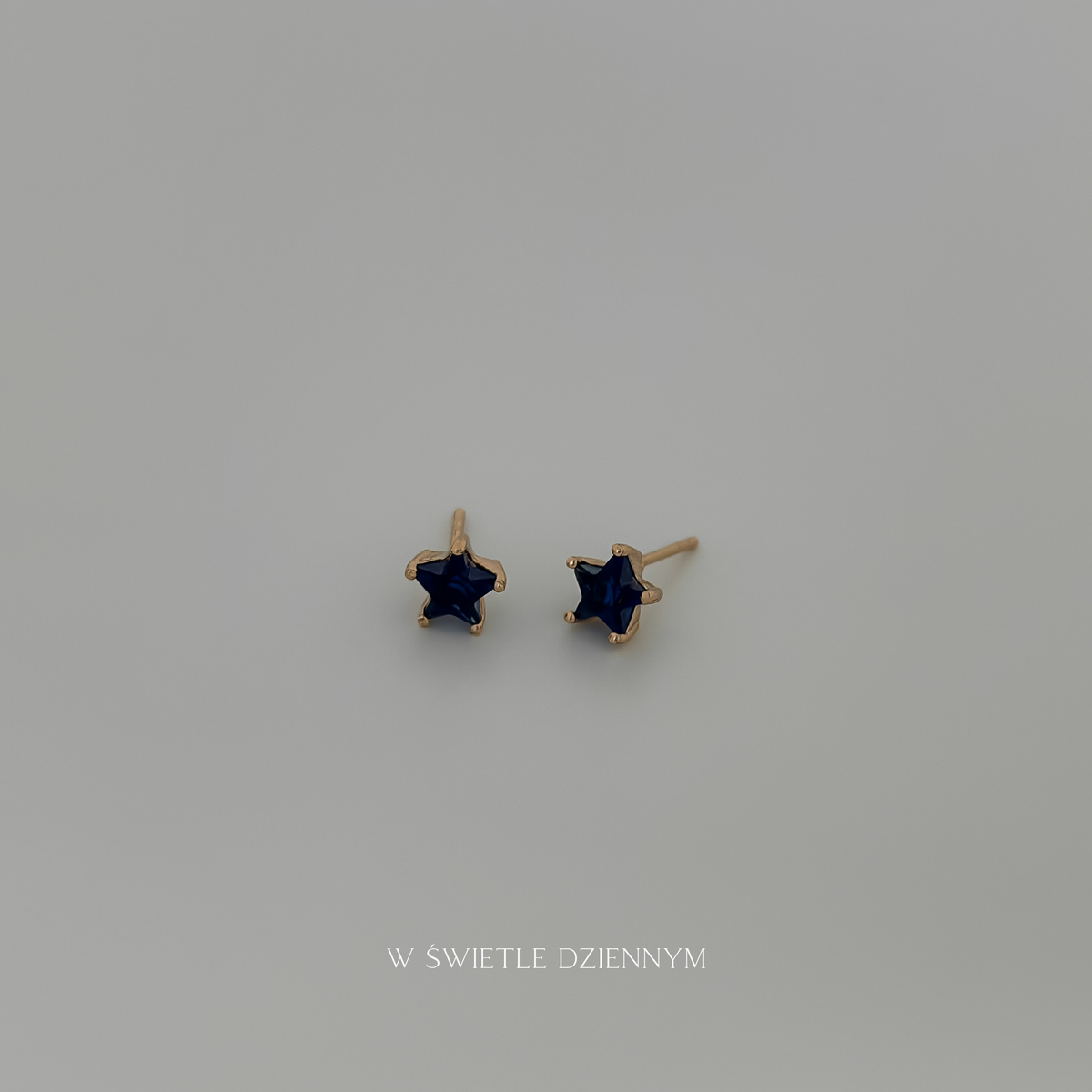 Sapphire Star Studs